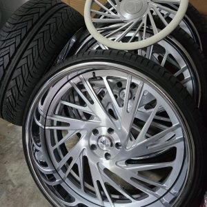 Used Asanti 24″ Wheels with Matching Steering