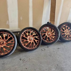 Rose Gold Forgiato with Floating caps