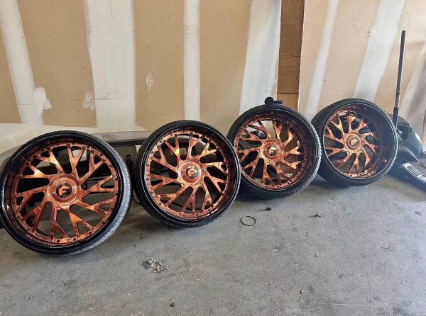 Rose Gold Forgiato with Floating caps